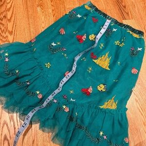 HANNA ANDERSON Disney Teal Embroidered Little Mermaid